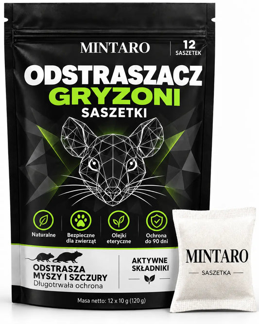 Mintaro - Naturalne saszetki na odstraszanie myszy
