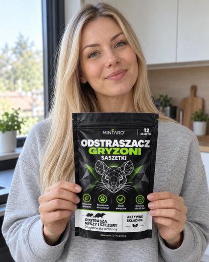 Mintaro - Naturalne saszetki na odstraszanie myszy