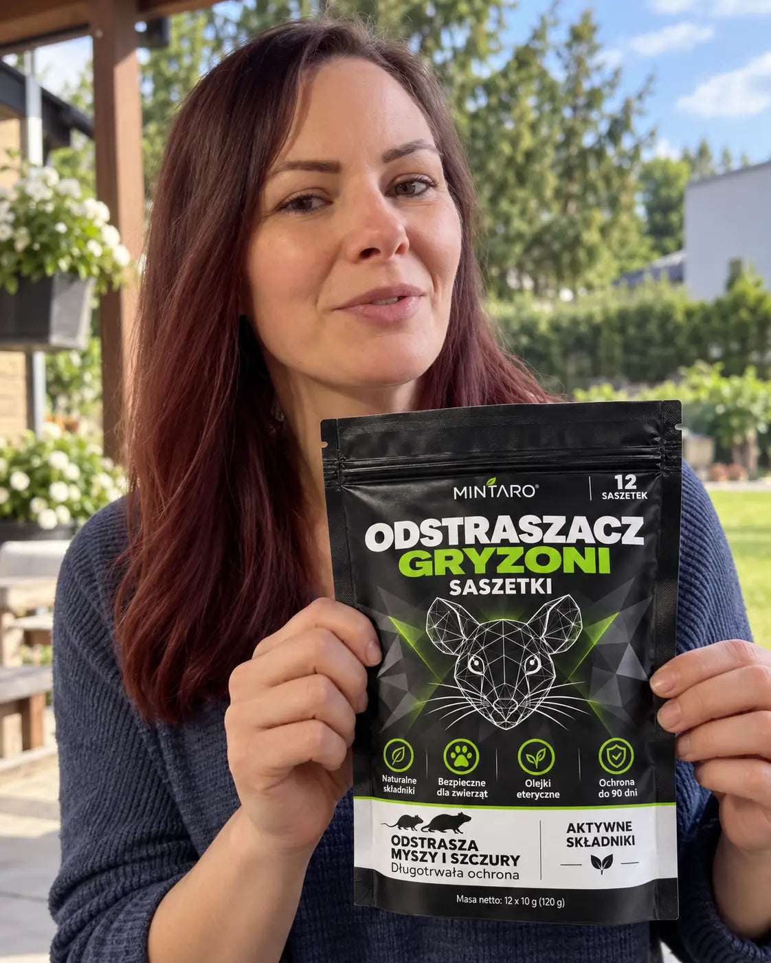 Mintaro - Naturalne saszetki na odstraszanie myszy