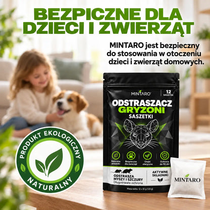 Mintaro - Naturalne saszetki na odstraszanie myszy
